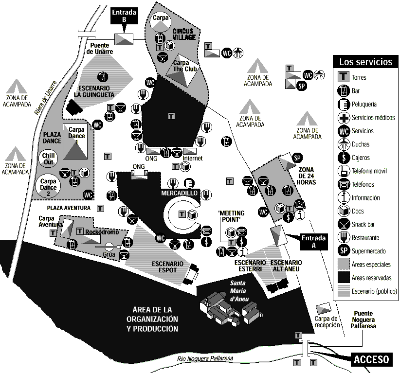 Mapa del Festival